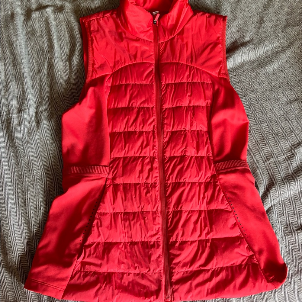 lululemon athletica Red Quilted Vest